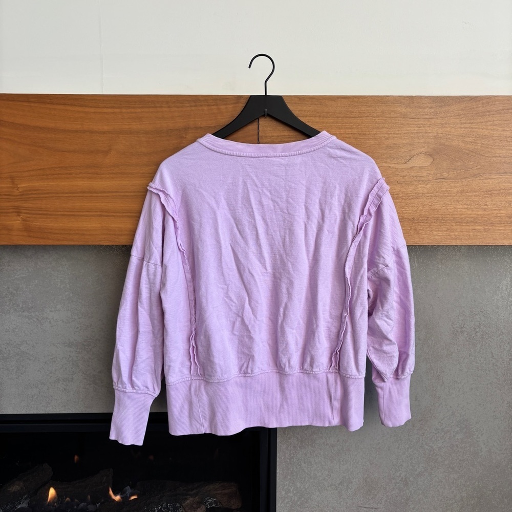 Anthropology Pilco PIntuck Pullover In Lavender, Size XS - Picture 11 of 11
